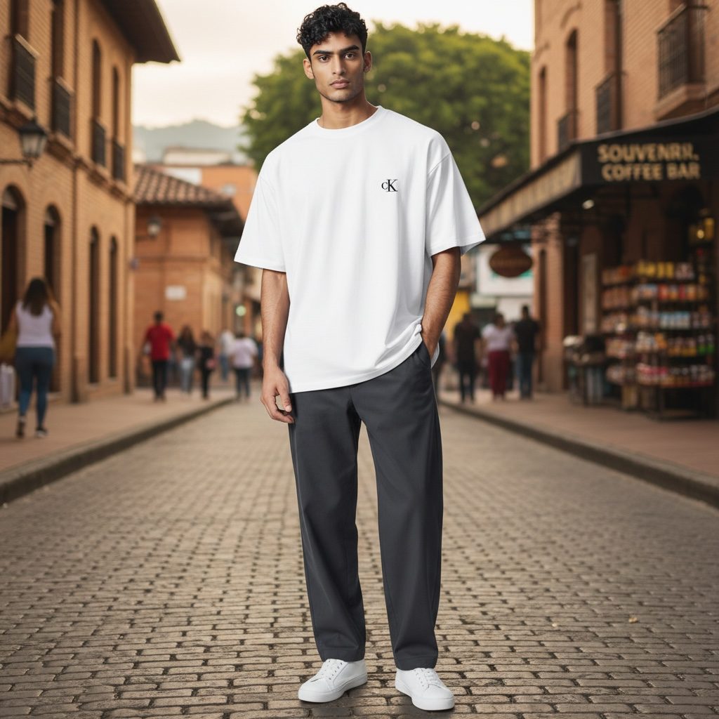 Camiseta Clásica Calvin Klein Blanco
